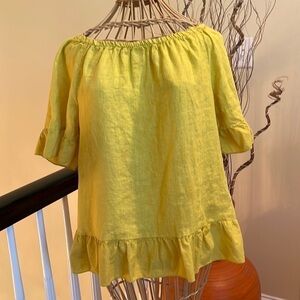 Terzo Millennio 🔥Sale🔥made in Italy yellow top Made in Italy 🇮🇹